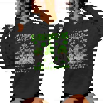Shenanigans With My Gnomies St Patrick's Day Gnomes Women Women Hoodie - Seseable