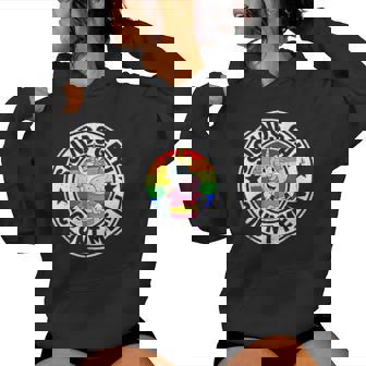 Both Side Sounds Gay Count Me In Unicorn Rainbow Flag Lgbt Women Hoodie - Thegiftio UK