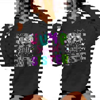 Sister Jump Birthday Trampoline Party Birthday Jump Squad Women Hoodie - Seseable