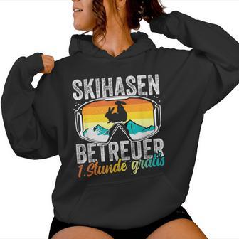 Ski Bunny Caregiver Ski Holiday Ski Instructor Apres Ski Party Kapuzenpullover für Damen - Geschenkecke