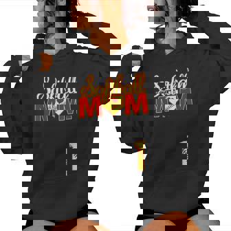 Softball Mom Mother's Day 1 Fastpitch Jersey Number 1 Women Hoodie - Thegiftio