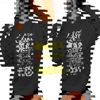 Softball Nana Proud Nana Of A Softball Player Women Hoodie - Seseable