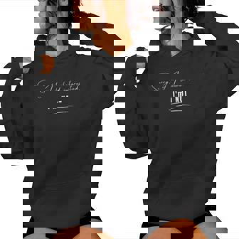 Sorry If I Looked Interested I'm Not Dictons Drôles Sweat à capuche femme - Cadeauxyz