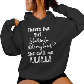 Special Grandma Grandmother This Girl Calls Me Lulu Women Hoodie - Thegiftio UK