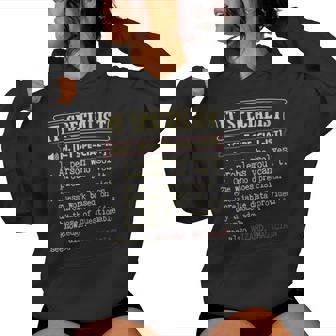 IT Specialist Dictionary Definition Women's Hoodie - Monsterry