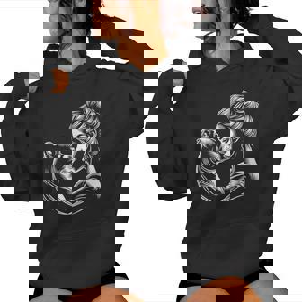 Staffordshire Bull Terrier Dog Mom Mother's Day Women Hoodie | Mazezy