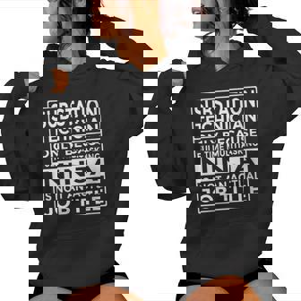 Substation Technician Full Time Multitasking Ninja Women's Hoodie - Monsterry