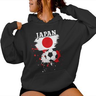 Supporter Fan Football Japonais Maillot Drapeau Du Japon Sweat à capuche femme - Cadeauxyz