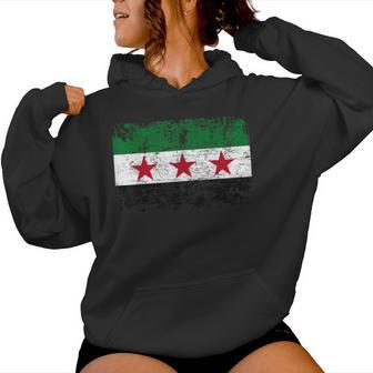 Syria Syria Flag Women's Children's Syria Kapuzenpullover für Damen - Geschenkecke