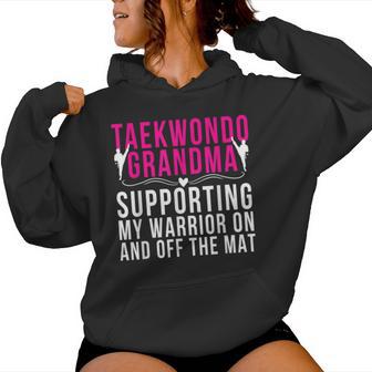Taekwondo Grandma Proud Taekwondo Grandmother Women Hoodie - Thegiftio UK