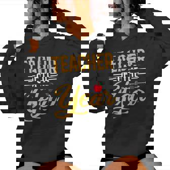 Teacher Of The Year Men Women Teachers Women's Hoodie - Monsterry