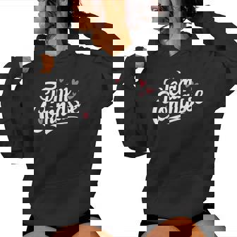 Team Connasse Cadeau Copine Humour Sweat à capuche femme - Cadeauxyz