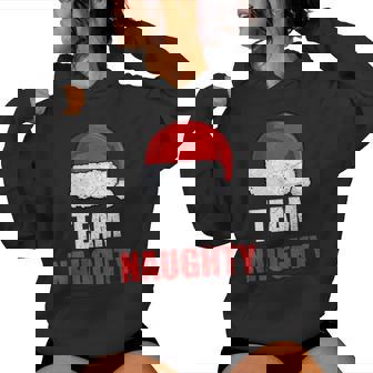 Team Naughty Family Christmas Sweater Men Women Women's Hoodie - Monsterry
