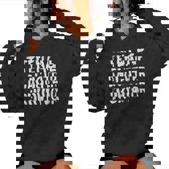 Teenage Daughter Survivor Shirt Dad Mom Wife Women Women's Hoodie - Monsterry