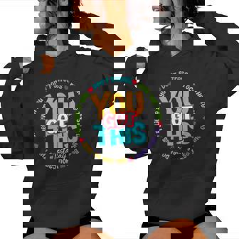 Test Day Rock The Test Teacher Testing Day You Got This Women Hoodie - Thegiftio UK