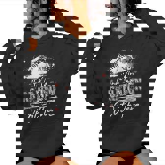 That's My Grandson Out There Grandma Baseball Mother's Day Women Hoodie | Mazezy