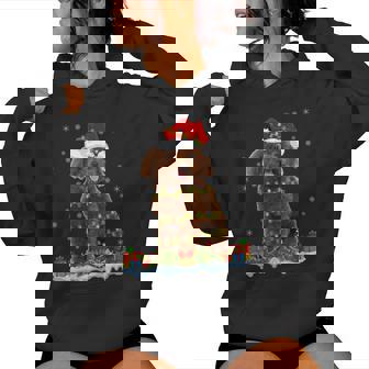 Toy Poodle Lover Family Matching Santa Toy Poodle Christmas Women's Hoodie - Monsterry