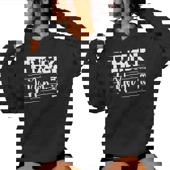 Track And Field Mama For Mother's Day Black Modern Letter Print Women Hoodie | Mazezy