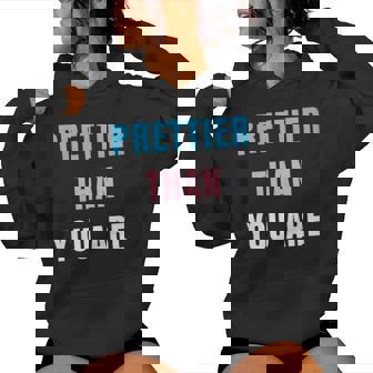 Trans Queer LGTBQ Transgender Humor Gay Pride Women's Hoodie - Monsterry