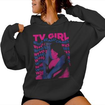 Tv Girl Album Who Reallys Cares Women Hoodie - Thegiftio UK