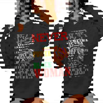 Never Underestimate The Power Of A Woman Inspirational Women's Hoodie - Monsterry