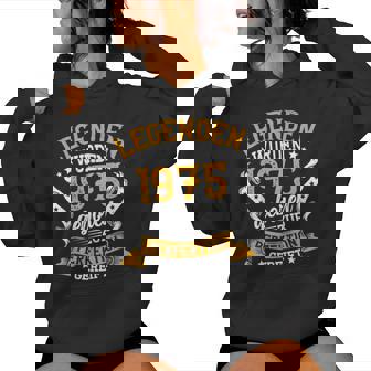Vintage 1975 Birthday Born 1975 Kapuzenpullover für Damen - Geschenkecke