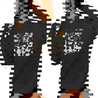 Vintage 86 47 Anti-Trump Flower President Women Hoodie | Mazezy