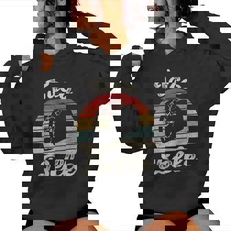 Vintage Retro Taco Belle For Taco Women Hoodie | Mazezy