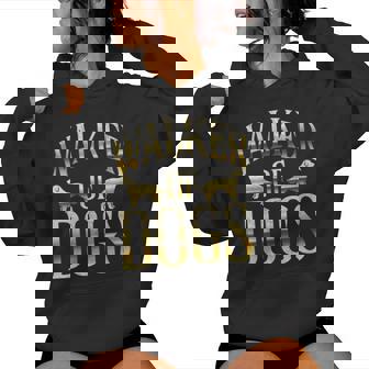 Walker Of Dogs Puppy Owner Dog Walker Women's Hoodie - Monsterry
