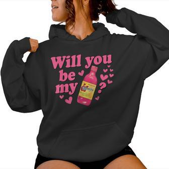 Will You Be My Valentine Mexican Valentines Day Concha Women Women Hoodie - Thegiftio UK