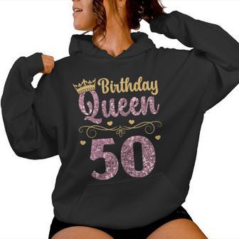 Women's 50Th Queen Birthday 50 Years Fift Kapuzenpullover für Damen - Geschenkecke