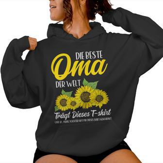 Women's The Best Oma In The World German Kapuzenpullover für Damen - Geschenkecke