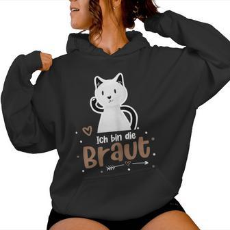 Women's Bridal Hen Night Cat Wedding Kapuzenpullover für Damen - Geschenkecke