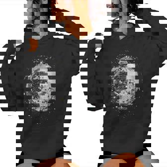 Women's And Disco Ball Club Retro Kapuzenpullover für Damen - Seseable