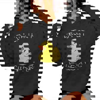 Women's Ducks Saying Ente Gut Alles Gut Ideal Idea Fun With-Neck Kapuzenpullover für Damen - Geschenkecke
