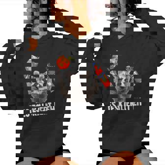 Women's Es Eskaliert Eh X Raccoon Meme Racoon X Pedro Spritz Kapuzenpullover für Damen - Geschenkecke