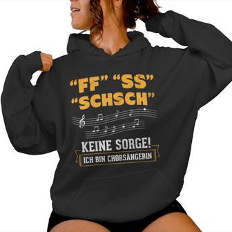 Women's Keine Sorge Chorsänger Kapuzenpullover für Damen - Geschenkecke