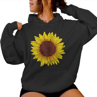 Women's Sunflower Topintage Sunflower Cottagecore Style S Kapuzenpullover für Damen - Geschenkecke