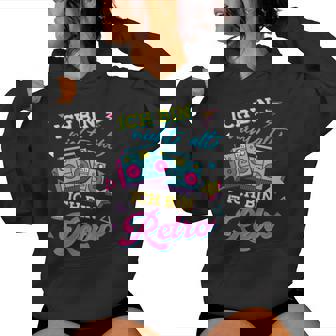 Women's With-Neck Ich Bin Nicht Alt Ich Bin Retro 70S 80S 90S Kapuzenpullover für Damen - Seseable