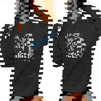 Women's With-Neck Ich Muss Gar Nichts Frau Mit Motorcycle Motorcycle Rider Kapuzenpullover für Damen - Geschenkecke