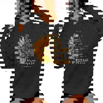 In A World Of Grandmas Be A Nannie Special Grandma Women Hoodie | Mazezy