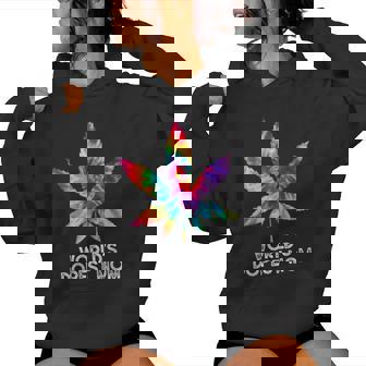 World's Dopest Mom Weed Soul Cannabis Tie Dye Mother's Day Women Hoodie - Thegiftio UK
