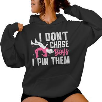 Wrestling Girls Wrestler Mom Wrestle Women Hoodie | Seseable UK