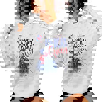 4th July Fourth Shirt American Queen Glam Sexy Girly Bestie Women's Hoodie - Monsterry