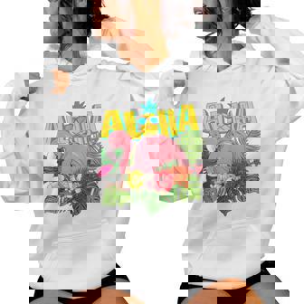 Aloha Hawaii Hawaii-Flamingo Children Nager Girls Toddler Blue Kapuzenpullover für Damen - Geschenkecke