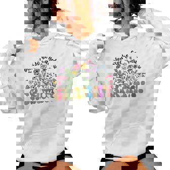 Blessed To Be Called Grammy Floral Wildflower Women Hoodie - Seseable