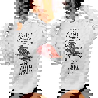 Cette Fille Aime Le Jambon Sweat à capuche femme - Cadeauxyz