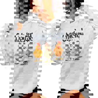 Chicken Squad Chicken Women Hoodie - Seseable