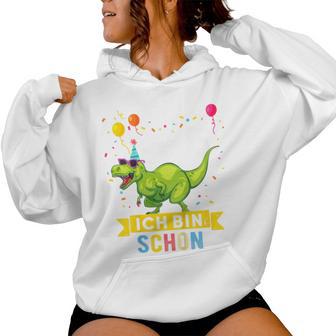 Children's 5 Years Birthday Dinosaur Boys Girls Dino Kapuzenpullover für Damen - Geschenkecke