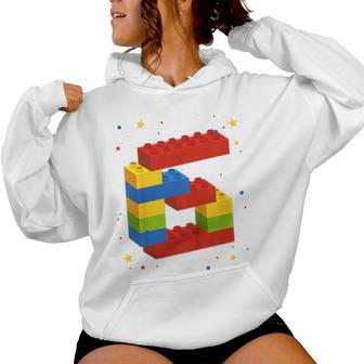 Children's Building Blocks Birthday Boy Girl 6 Years Old Bricks Kapuzenpullover für Damen - Geschenkecke